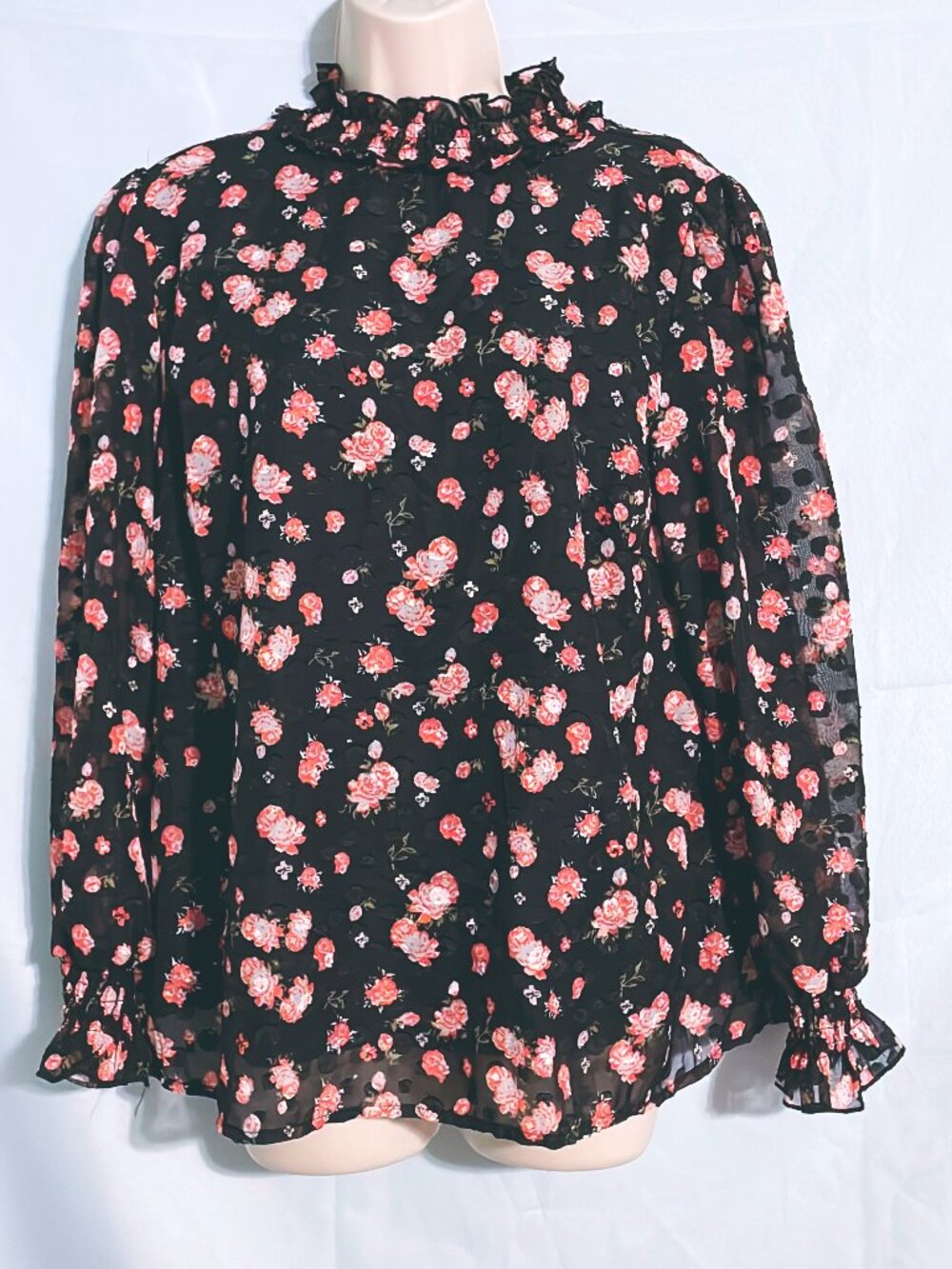 A Love Story Cute Floral Top Size L